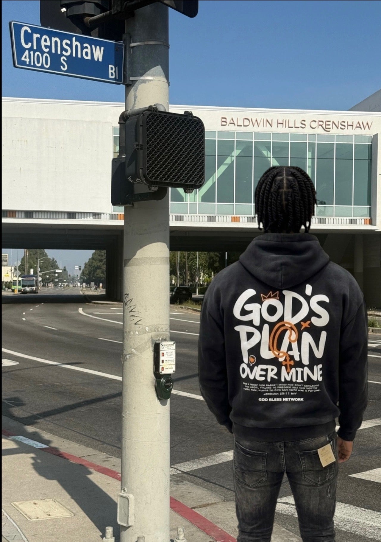 God”s Plan Oversized Sun washed Zip Up Hoodie