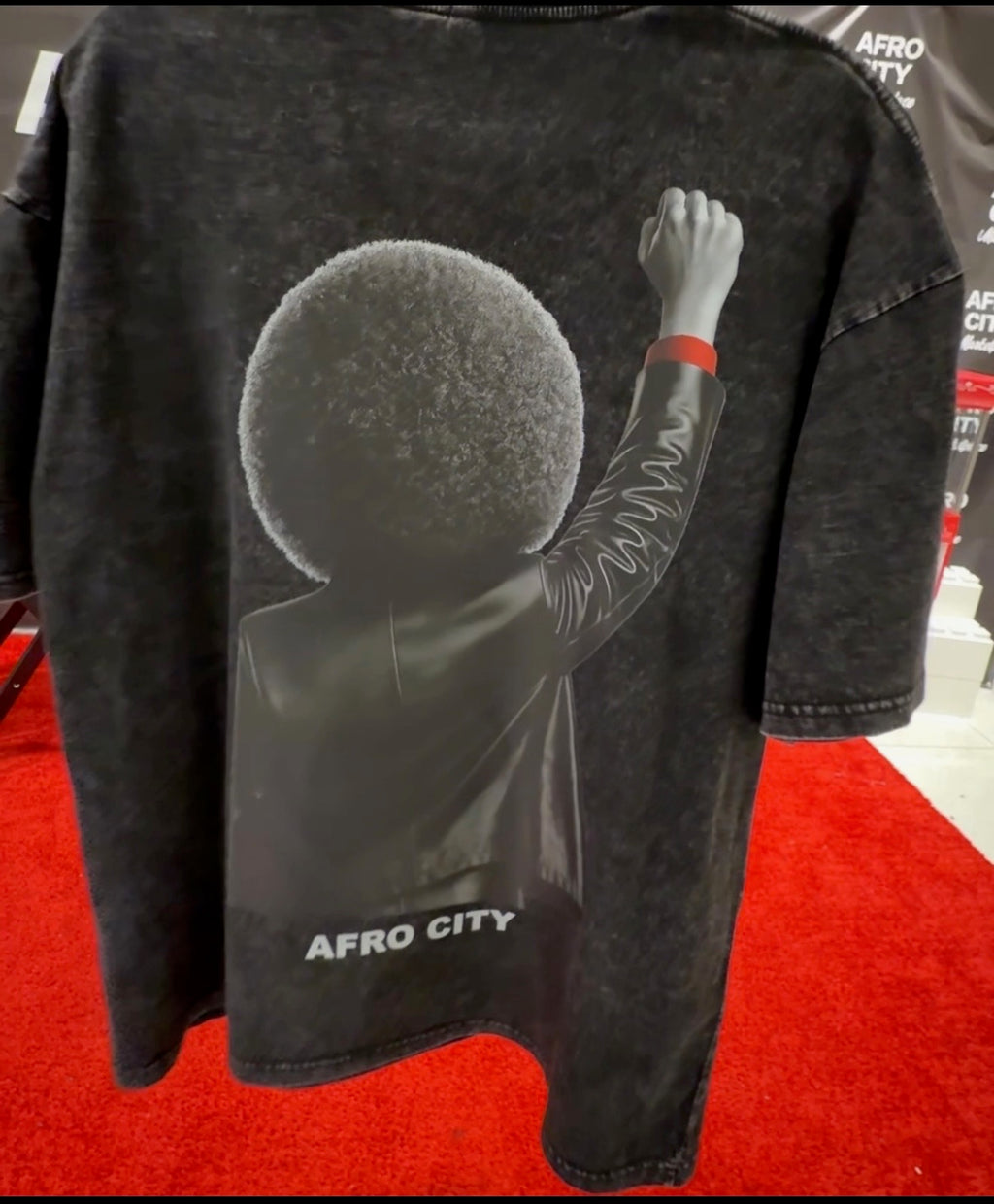 Angela Davis Power T-shirt stone washed